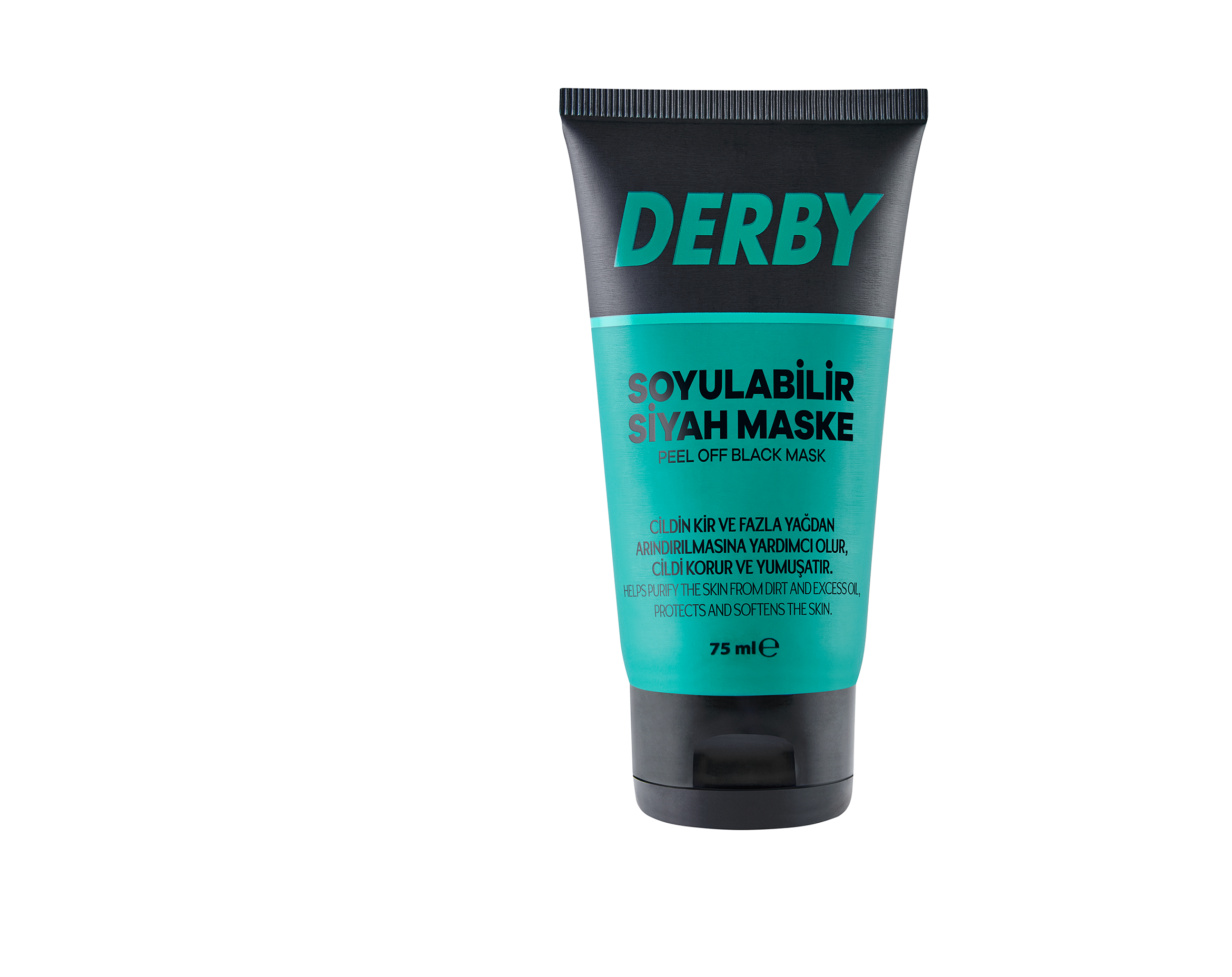 Derby Siyah Soyulabilen Maske